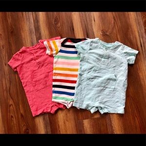 Bundle of 3 Summer Rompers